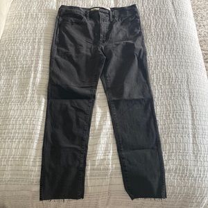 New with Tags! Madewell Stovepipe Dark Grey Jeans